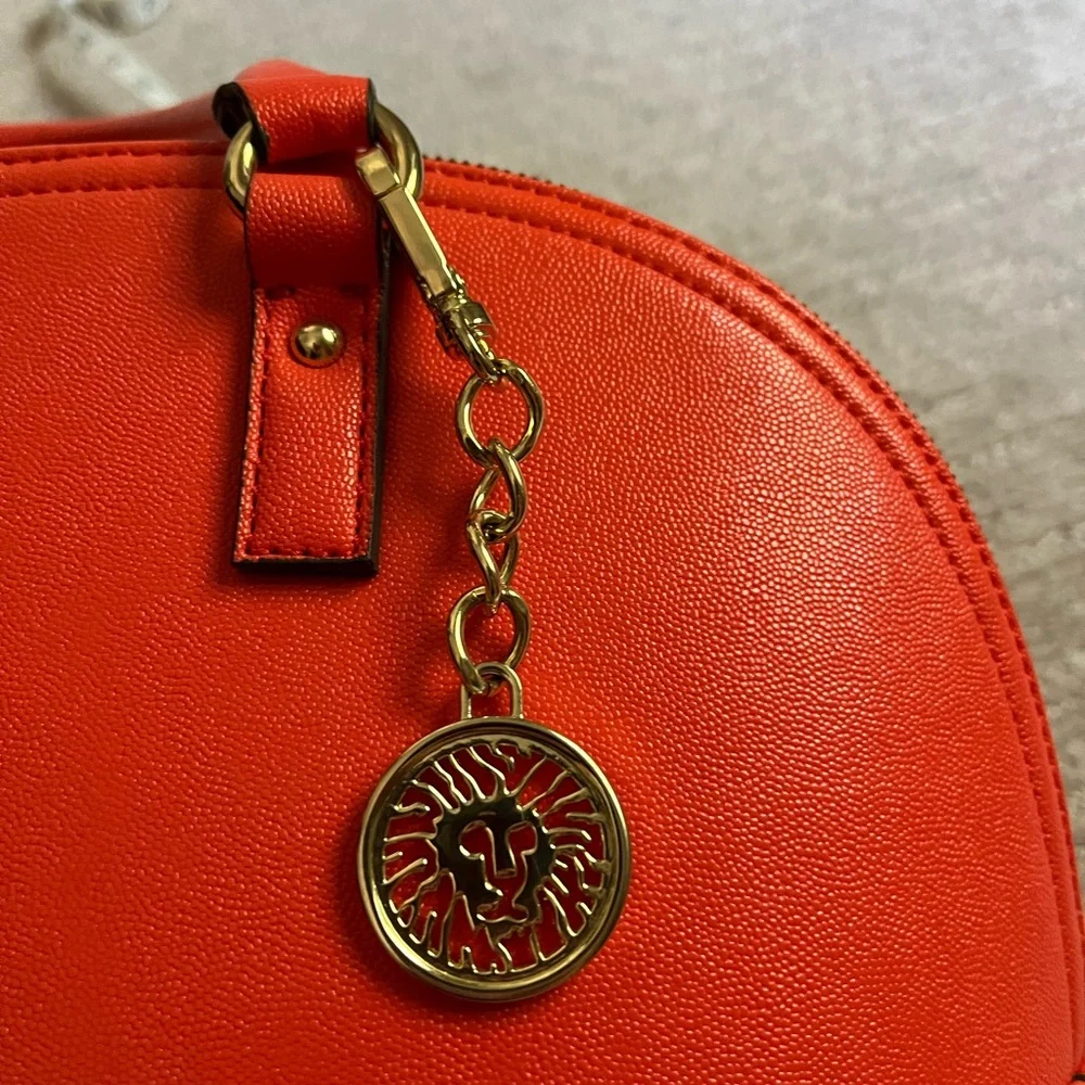 Anne Klein Coral Or Orange Satchel Bag - Picture 8 of 9